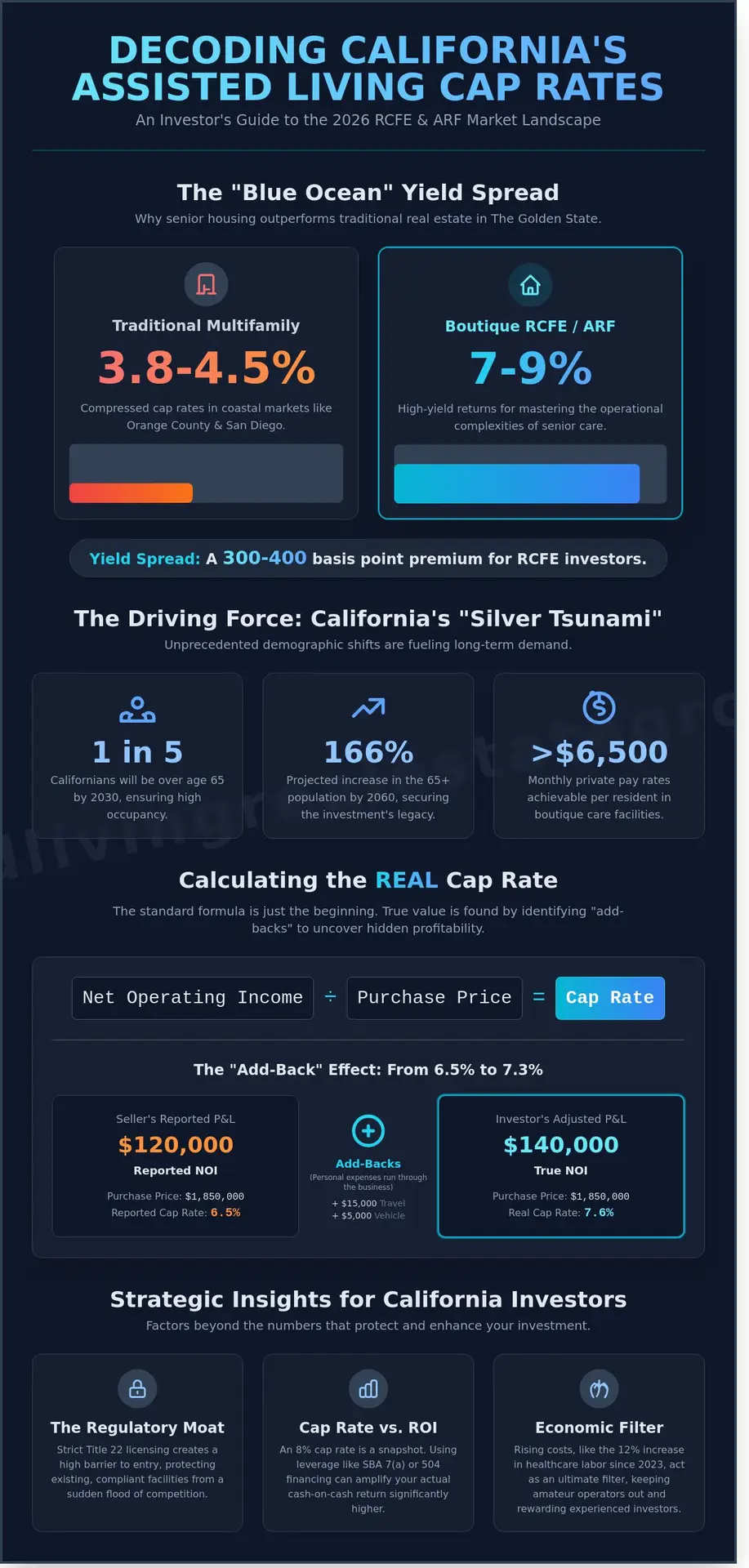 Assisted Living Cap Rates in Southern California: 2026 Investor Guide